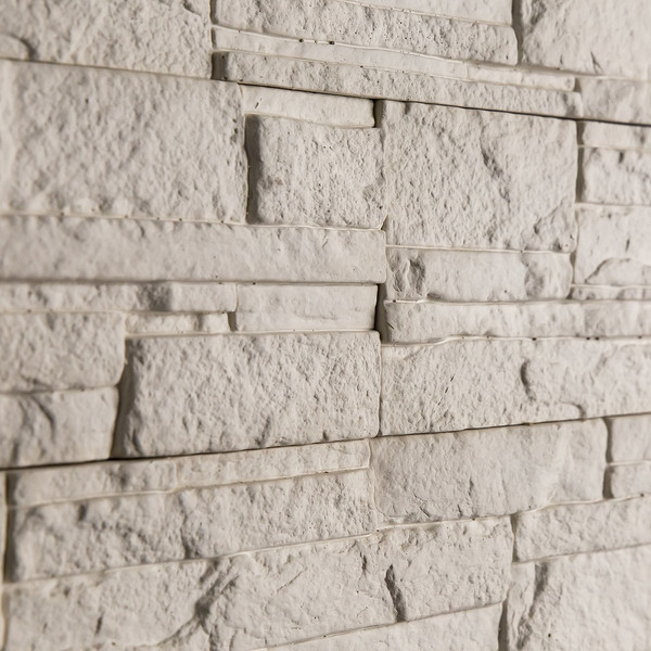Изображение товара Декоративный камень гипсовый Stone Mill Сланец Аркана ПГД-1-Л 2600 (белый)