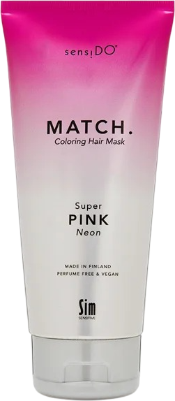 Изображение товара Тонирующая маска для волос SensiDo Match Super Pink (200мл)