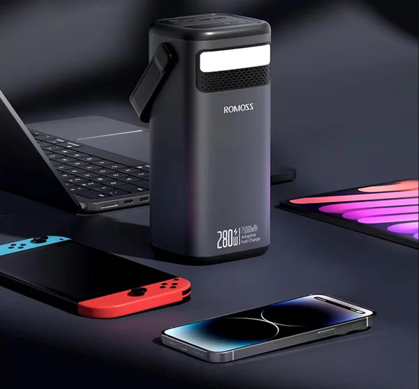 Изображение товара Портативное зарядное устройство Romoss PMT75 75000mAh (черный)