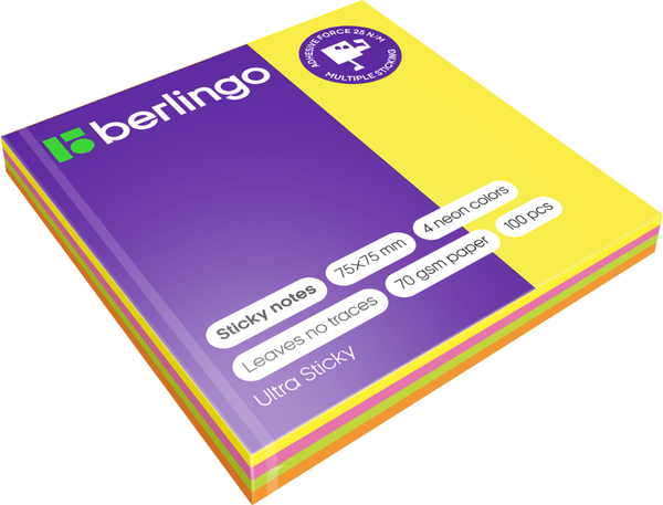 Изображение товара Блок для записей Berlingo Ultra Sticky / LSn_39602