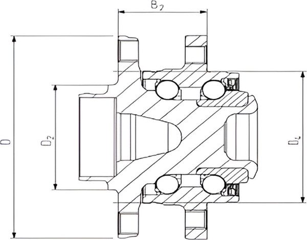 Изображение товара Ступица колеса FAG 713626640