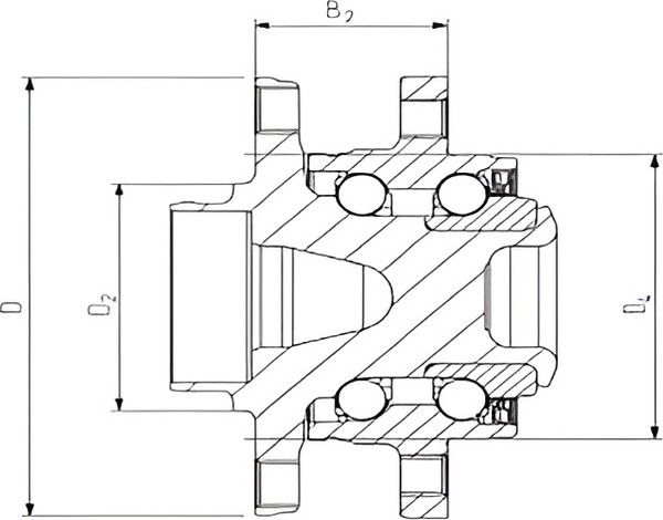 Изображение товара Ступица колеса FAG 713606360