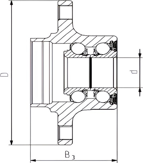 Изображение товара Ступица колеса FAG 713617890