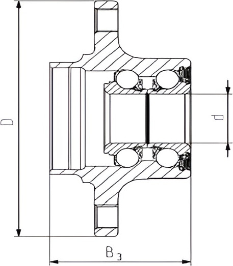 Изображение товара Ступица колеса FAG 713611020