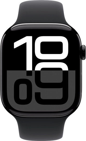 Изображение товара Умные часы Apple Watch Series 10 GPS 42mm / MWWE3 (черный, ремешок S/M)