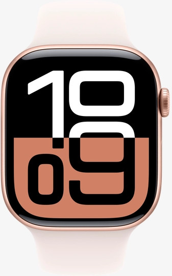 Изображение товара Умные часы Apple Watch Series 10 GPS 46mm / MWWU3 (розовое золото, ремешок M/L)