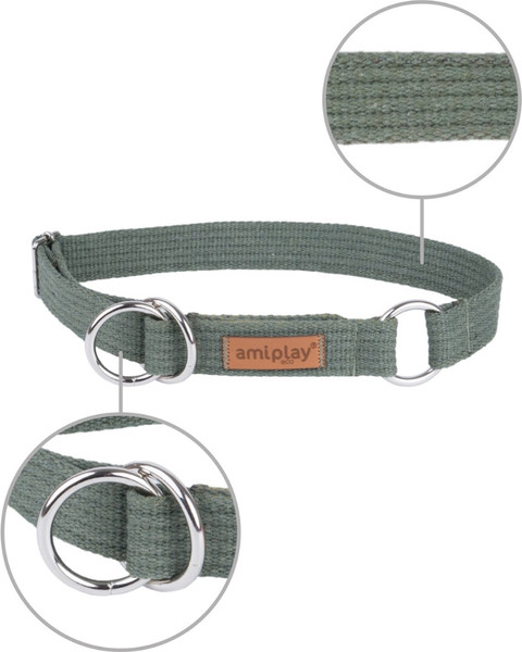 Изображение товара Ошейник-полуудавка Ami Play 34-55см (XL, хаки)
