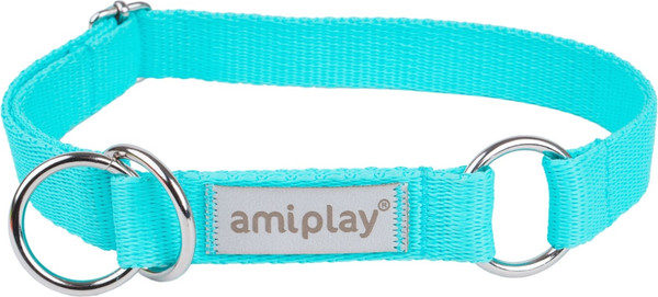 Изображение товара Ошейник-полуудавка Ami Play 35-50см (L, бирюзовый)