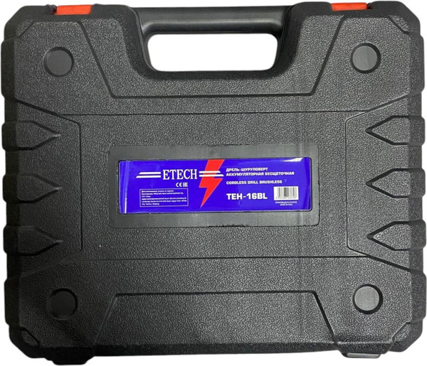 Изображение товара Аккумуляторная дрель-шуруповерт Etech TEH-16BL