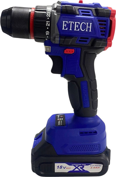 Изображение товара Аккумуляторная дрель-шуруповерт Etech TEH-18BL