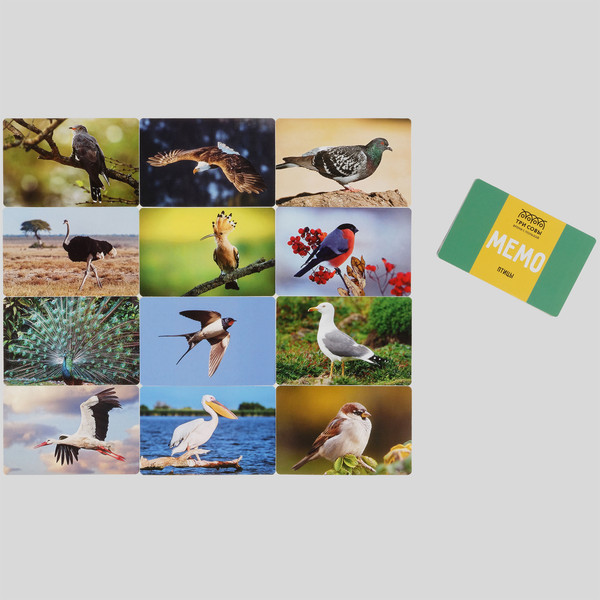 Изображение товара Настольная игра Три совы Мемо. Птицы / НИ_55047