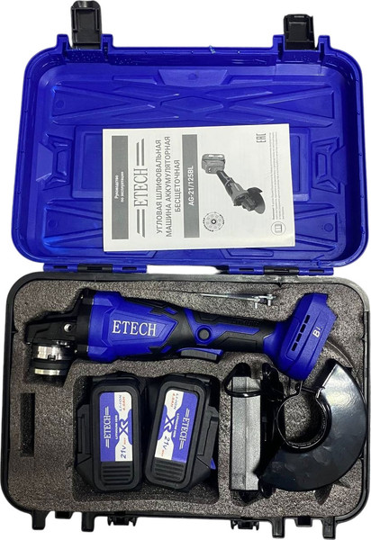 Изображение товара Угловая шлифовальная машина Etech AG-21/125BL