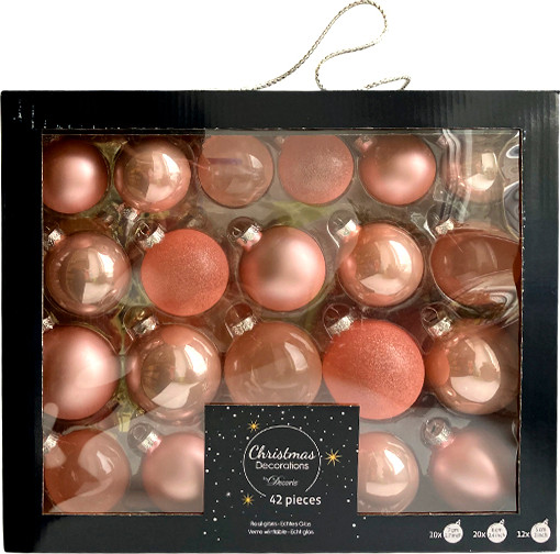 Изображение товара Набор шаров новогодних Kaemingk 9149255 (42шт)