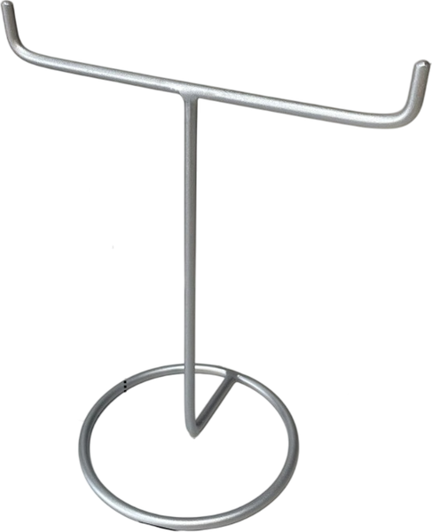 Изображение товара Подставка для типс ОМурМебель Металлическая на две стороны (серебристый)