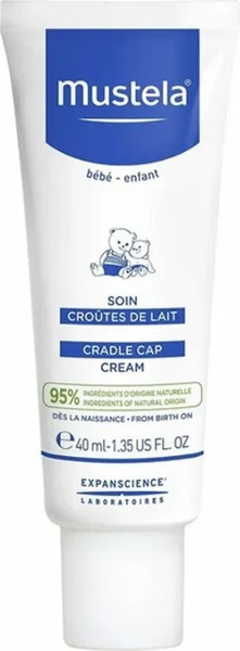 Изображение товара Крем детский Mustela для кожи головы при молочных корочках (40мл)