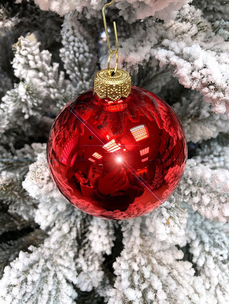 Изображение товара Шар новогодний Justys G-24 (80мм)