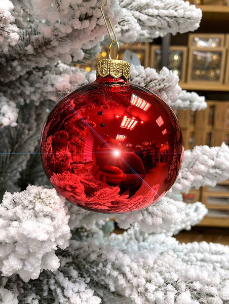 Изображение товара Шар новогодний Justys G-24 (80мм)