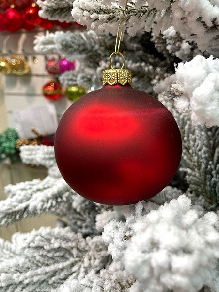 Изображение товара Шар новогодний Justys G-21 (80мм)