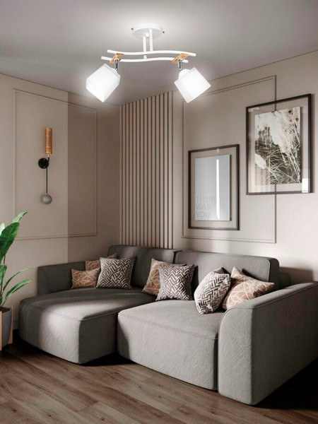 Изображение товара Спот Aitin-Pro НПБ 02-2x60-101 / XA1586/2 (белый/хром)