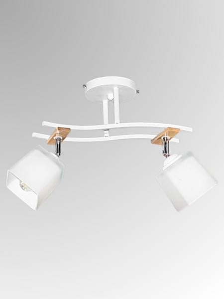 Изображение товара Спот Aitin-Pro НПБ 02-2x60-101 / XA1586/2 (белый/хром)