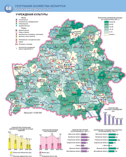 Изображение товара Атлас Белкартография География Беларуси. 9 класс