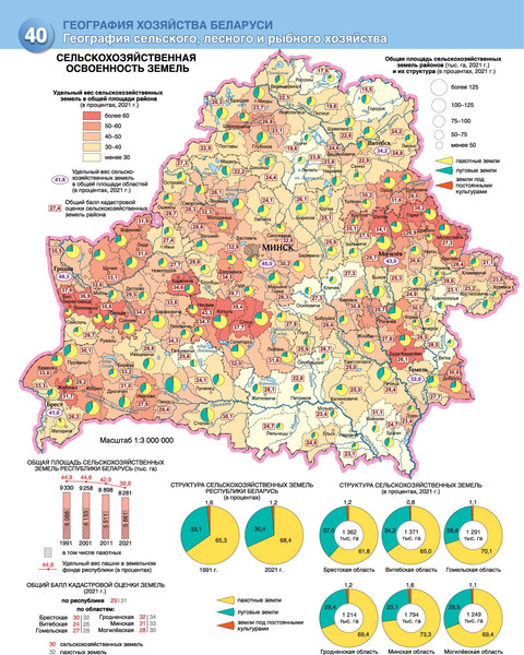 Изображение товара Атлас Белкартография География Беларуси. 9 класс