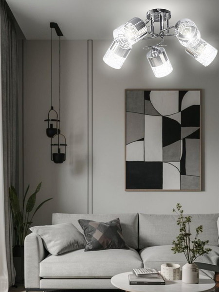 Изображение товара Люстра Aitin-Pro НПБ 02-5x60-101 / XA1294/5 (хром)