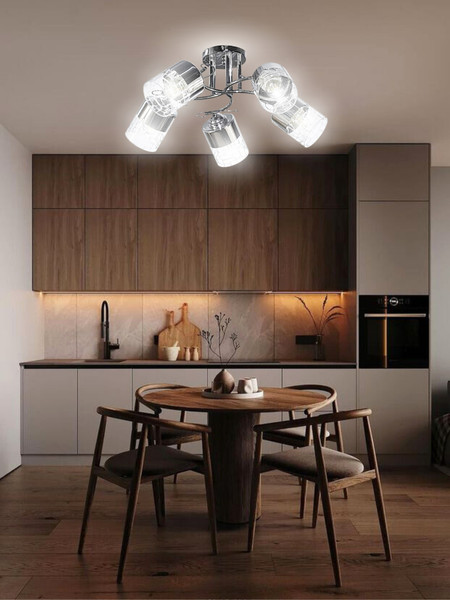 Изображение товара Люстра Aitin-Pro НПБ 02-5x60-101 / XA1294/5 (хром)