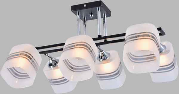 Изображение товара Спот Aitin-Pro НПБ 02-6x60-101 / XA1236B/6 (черный/хром)