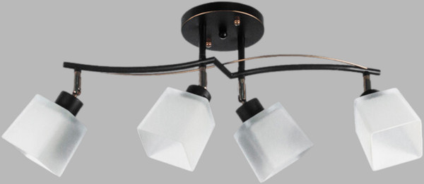 Изображение товара Спот Aitin-Pro НПБ 02-4x60-101 / 1338/4 (черный/золото)