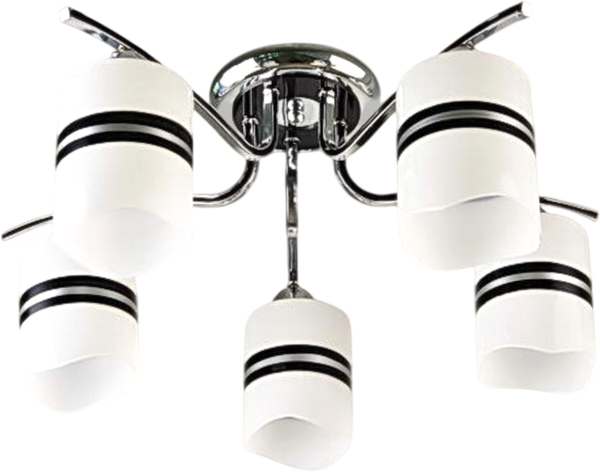 Изображение товара Люстра Aitin-Pro НПБ 02-5x60-102 / 1400/5 (хром/черный)