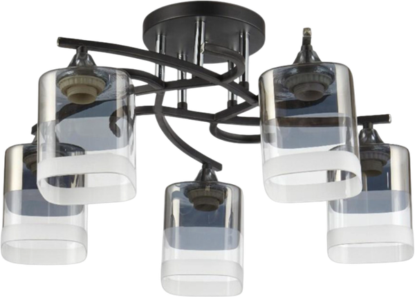 Изображение товара Люстра Aitin-Pro НПБ 02-5x60-101 / 5015/5 (черный/хром)