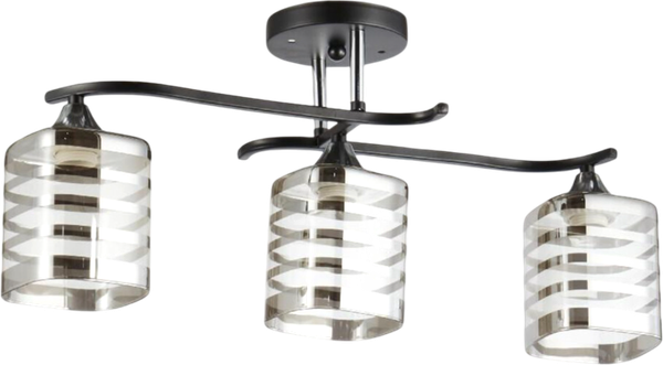 Изображение товара Люстра Aitin-Pro НПБ 02-3x60-101 / 5023/3 (черный/хром)