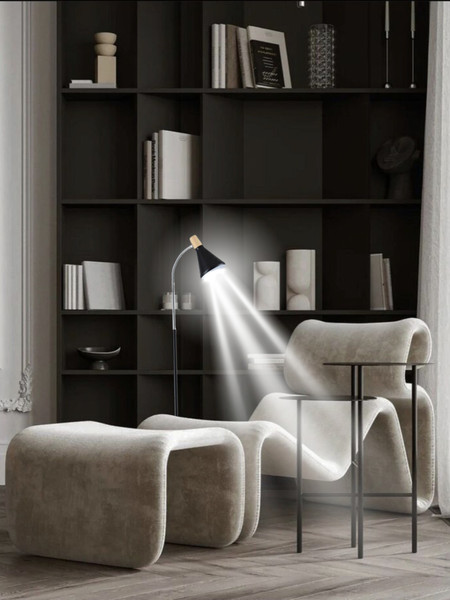 Изображение товара Торшер Aitin-Pro НТБ 05-40-102 / TY3272 (черный)