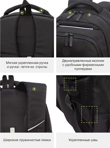 Изображение товара Рюкзак Grizzly RU-530-8 (черный)