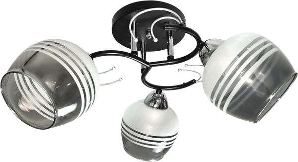 Изображение товара Люстра Aitin-Pro НПБ 02-3x60-101 / 8428/3 (черный/хром)