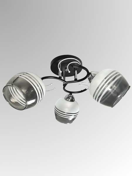 Изображение товара Люстра Aitin-Pro НПБ 02-3x60-101 / 8428/3 (черный/хром)