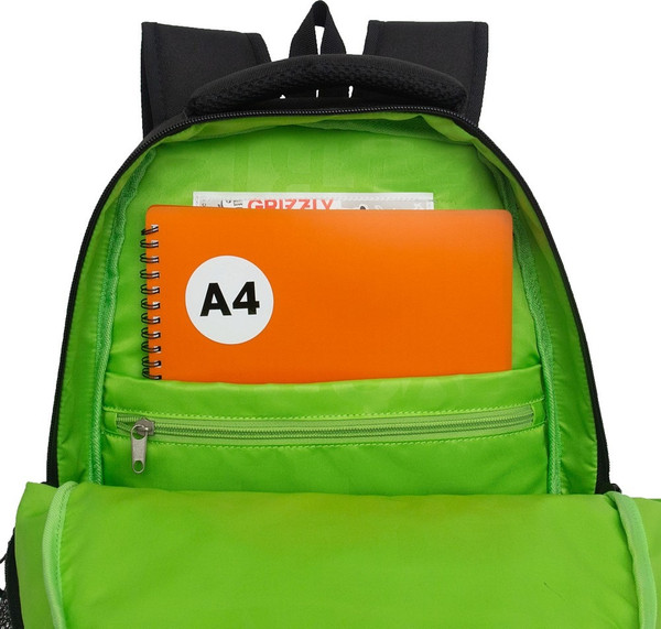 Изображение товара Школьный рюкзак Grizzly RB-553-3 (черный)