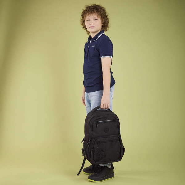 Изображение товара Школьный рюкзак Grizzly RB-554-3 (черный)