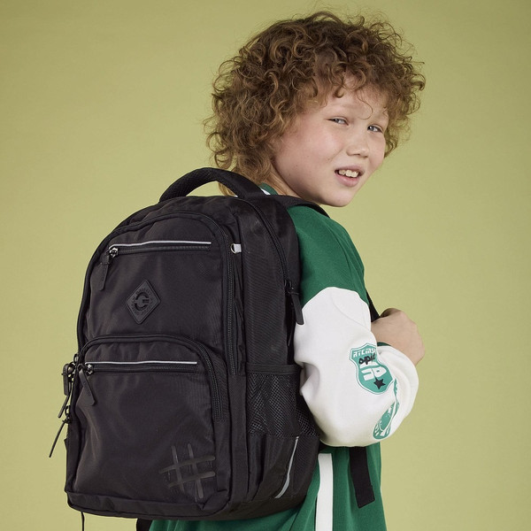 Изображение товара Школьный рюкзак Grizzly RB-554-4 (черный)