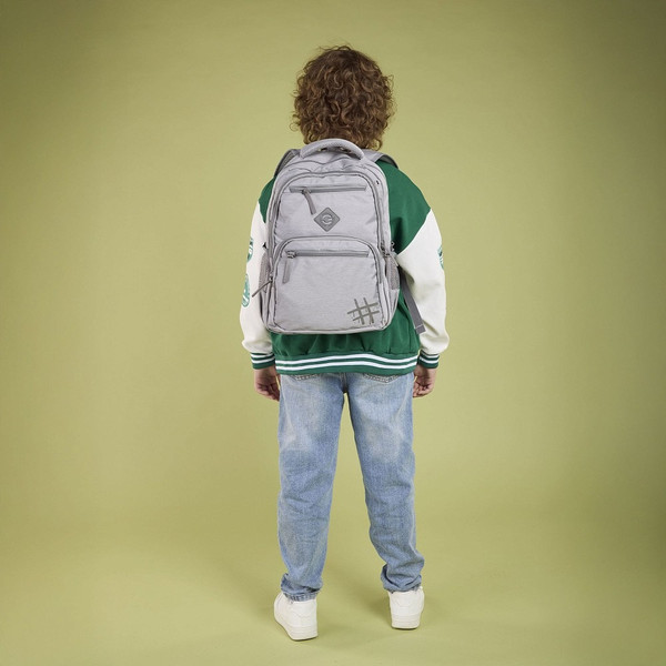 Изображение товара Школьный рюкзак Grizzly RB-554-4 (серый)