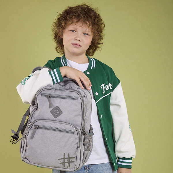 Изображение товара Школьный рюкзак Grizzly RB-554-4 (серый)