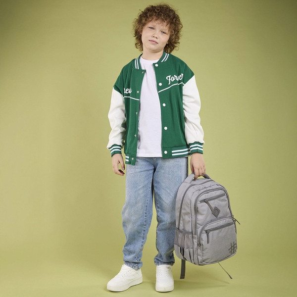 Изображение товара Школьный рюкзак Grizzly RB-554-4 (серый)