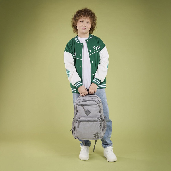 Изображение товара Школьный рюкзак Grizzly RB-554-4 (серый)