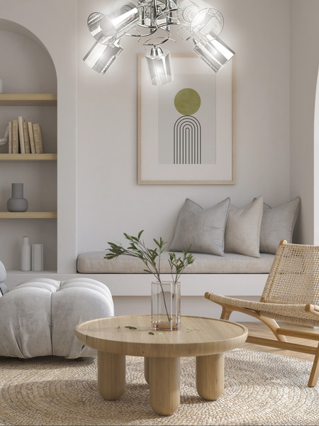 Изображение товара Люстра Aitin-Pro НПБ 02-5x60-101 / 8361/5 (хром)