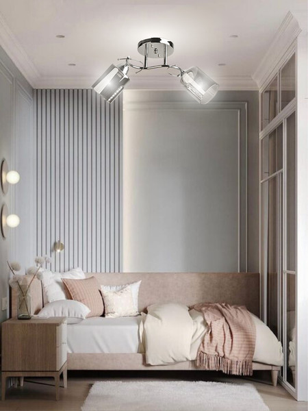 Изображение товара Потолочный светильник Aitin-Pro НПБ 02-2x60-101 / 8361/2 (хром)