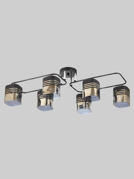 Изображение товара Люстра Aitin-Pro НПБ 02-6x60-101 / 70205/6 (черный/хром)