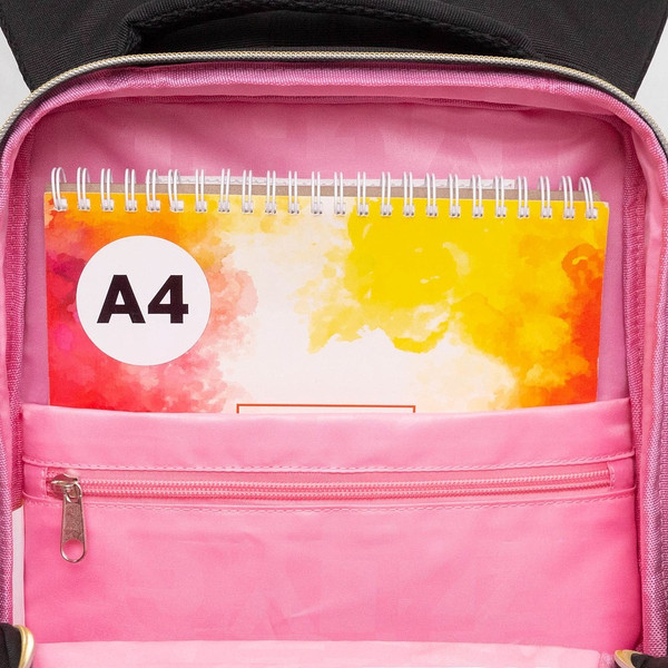 Изображение товара Школьный рюкзак Grizzly RG-566-3 (черный)