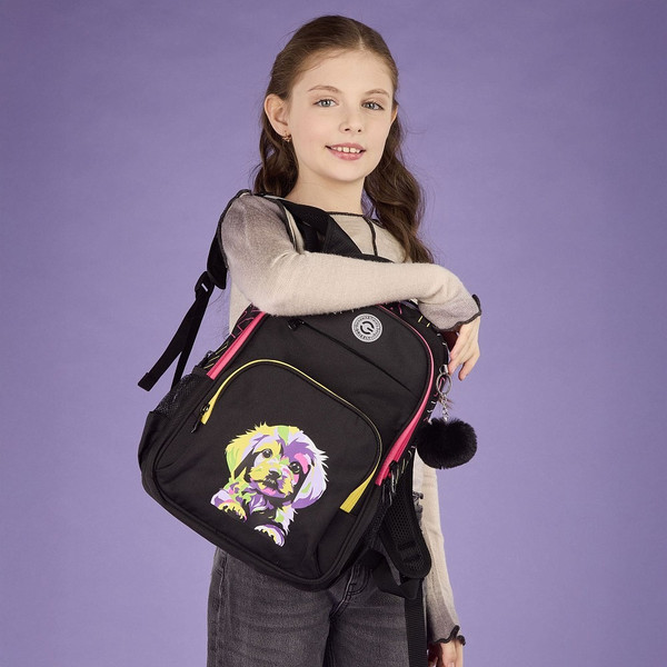 Изображение товара Школьный рюкзак Grizzly RG-568-4 (черный)