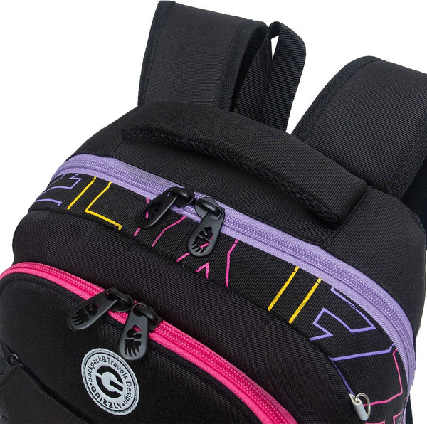 Изображение товара Школьный рюкзак Grizzly RG-568-4 (черный)